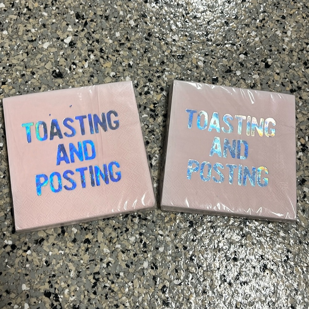 Fun party napkin packs - 20 ct each
